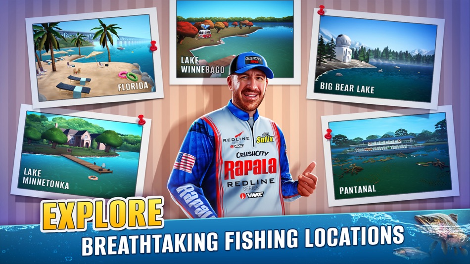 #2. Rapala Fishing Simulator (iOS) Podle: GameMill Entertainment