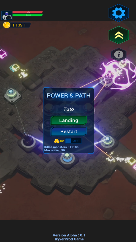 #3. Power & Path : Energy TD (iOS) By: Ronan Yvergniaux