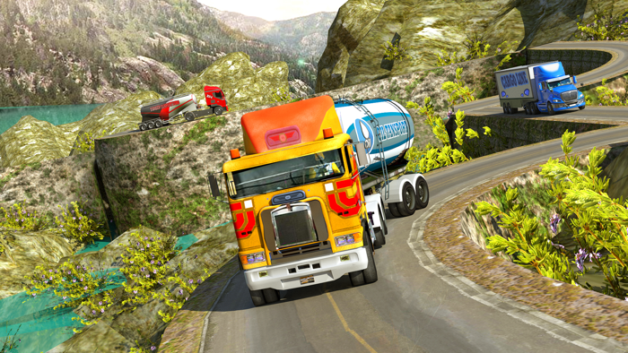 US Cargo Truck Driving 3D Game