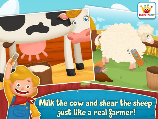 Dirty Farm: Peuters Spelletjes iPad app afbeelding 2