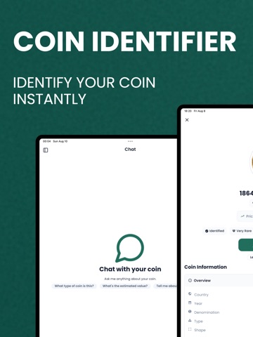 Coin Identifier - Coinby iPad screenshot