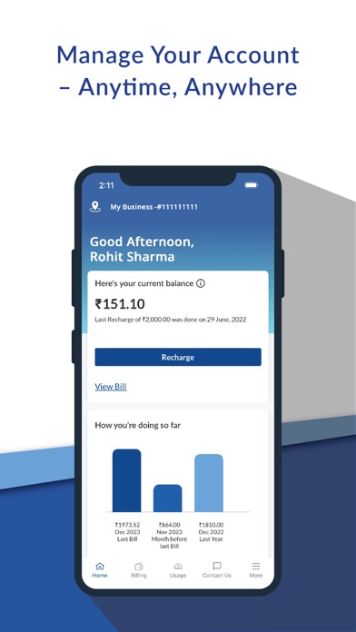 MGVCL Smart Meter Screenshot