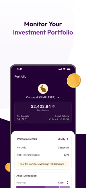 WealthRabbit: Retirement Plans screenshot 4