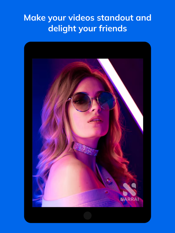 Narrai iPad screenshot 2 - Photo & Video app