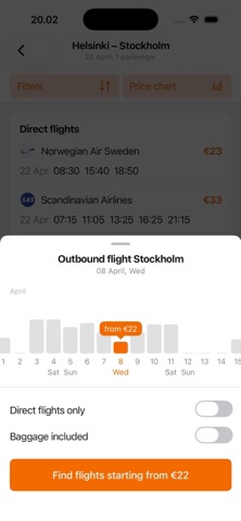 Cheap flights — Hot Deals iPhone screenshot