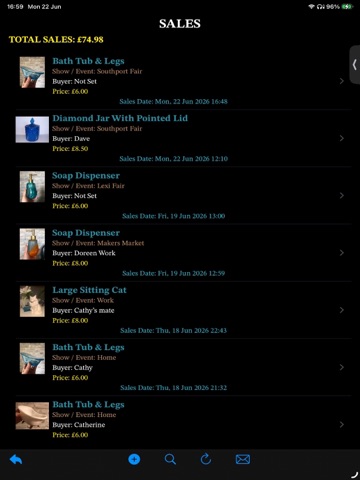 Epoxy Resin Database iPad screenshot