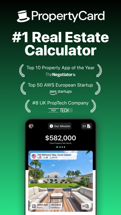 PropertyCard Finance Tracker Screenshot