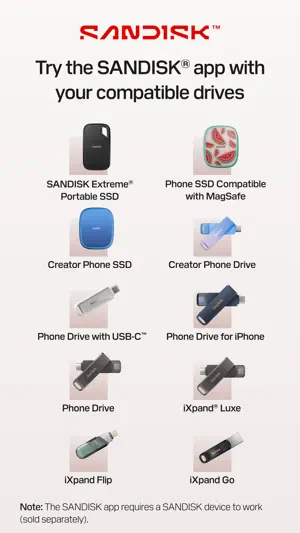 SANDISK screenshot 1