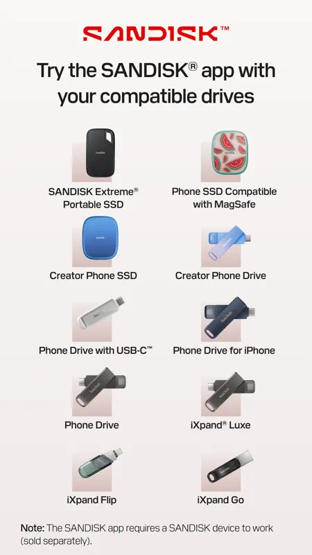 SANDISK screenshot 1 of 6