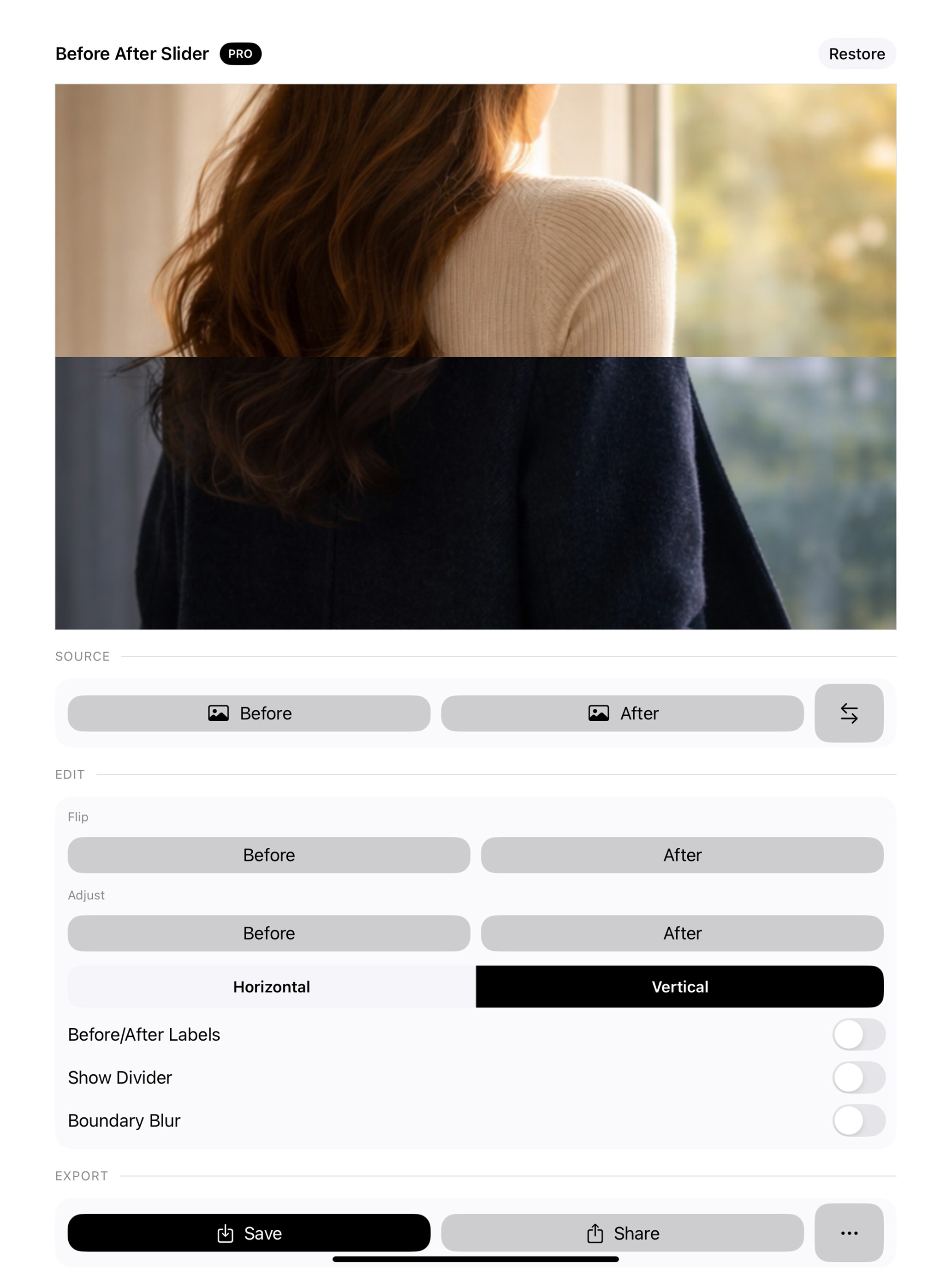Before After Slider screenshot 5