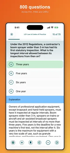 PA1 & PA6 Pesticide Revision screenshot 3