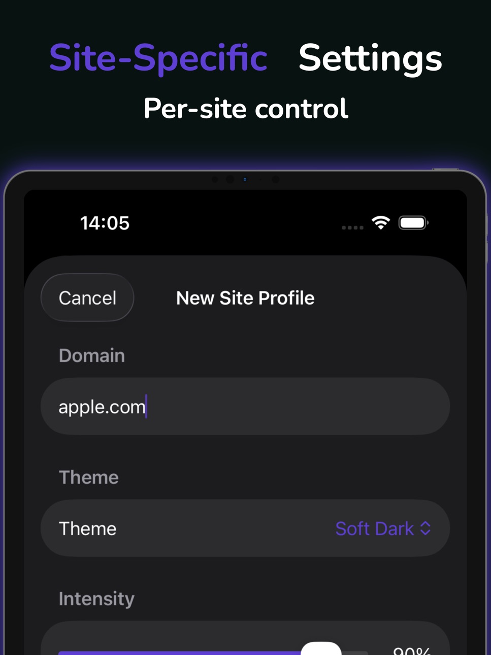 iPad screenshot