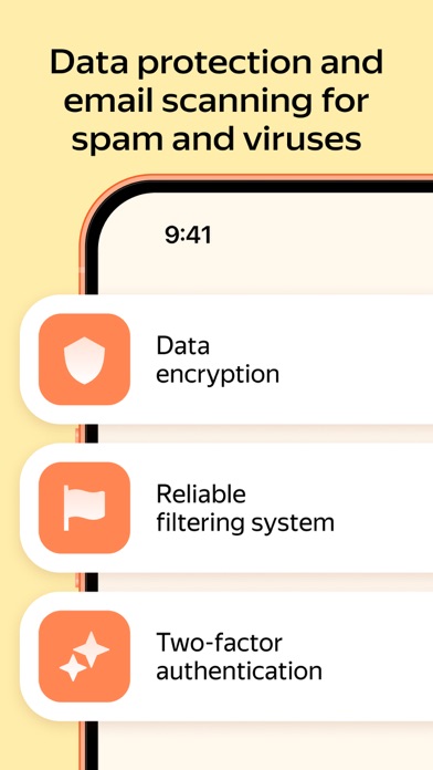 Yandex Mail: Email & Cloud iPhone screenshot 6 - Productivity app