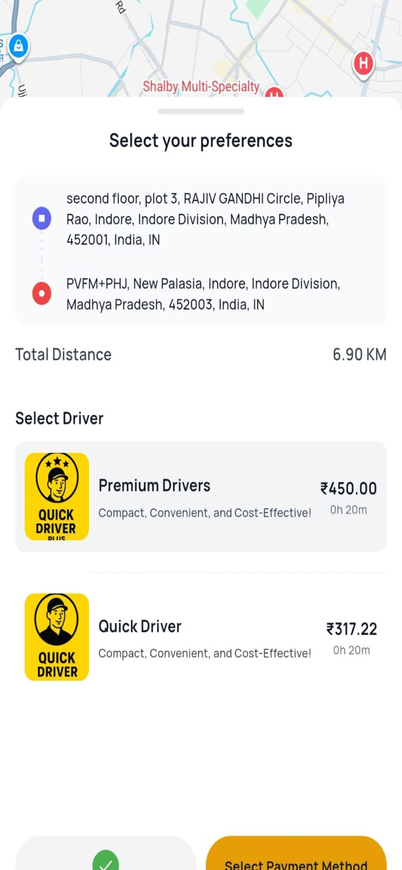 Quick Driver IN screenshot 3