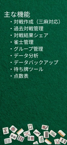 麻雀スコア管理　Mahjong Score Manager screenshot