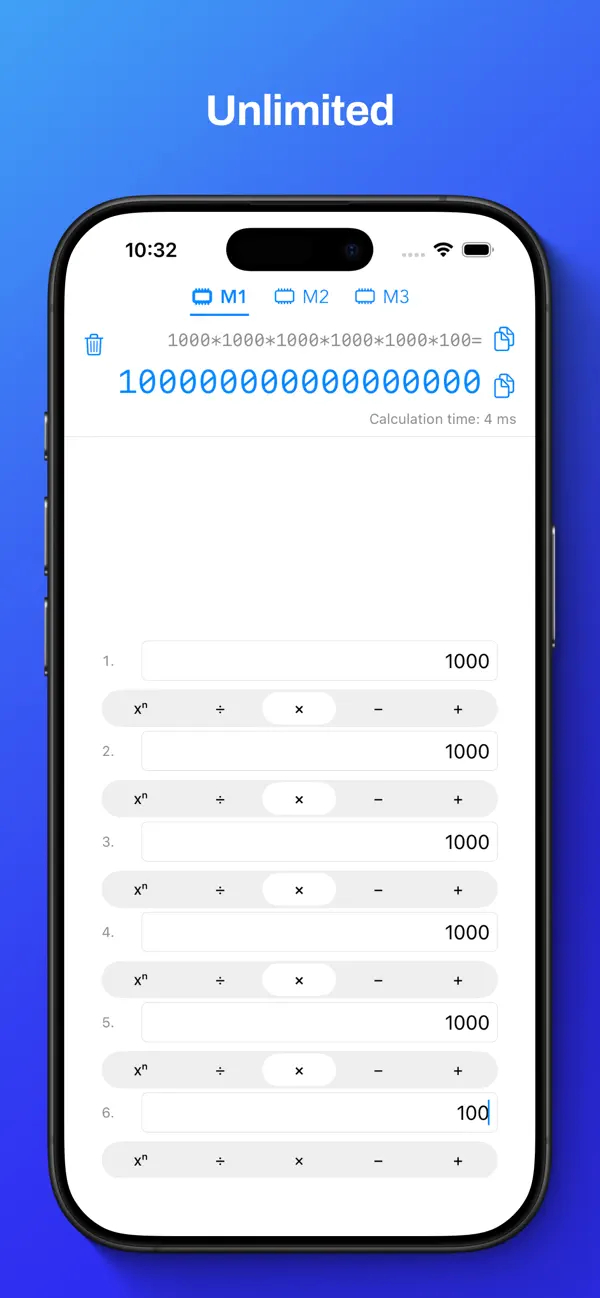 BigInt Calculator Screenshot 2