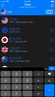 CRate Pro - Currency Converter iphone resimleri 1