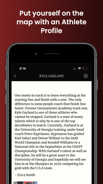 Rising Athletes Screenshot