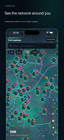 TowerScope: Cell Tower Map Screenshot 1 of 5