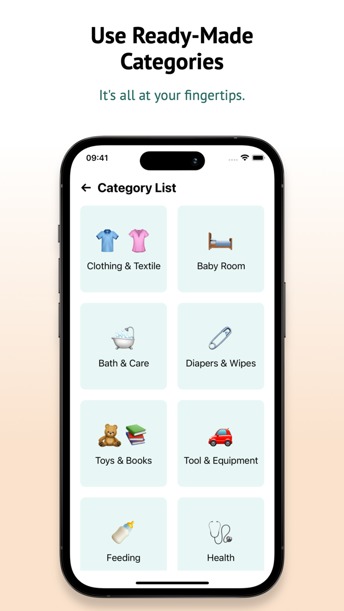 Shopping List - For Babies