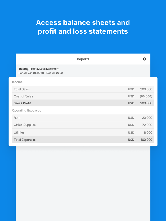 BOOKKEEPA™ iPad screenshot 4 - Business app