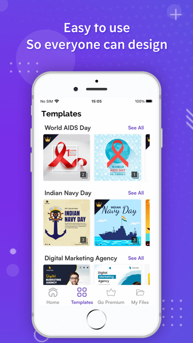 Poster Maker Graphic Designs Screenshot