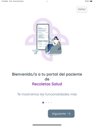 Recoletas Salud iPad screenshot 1