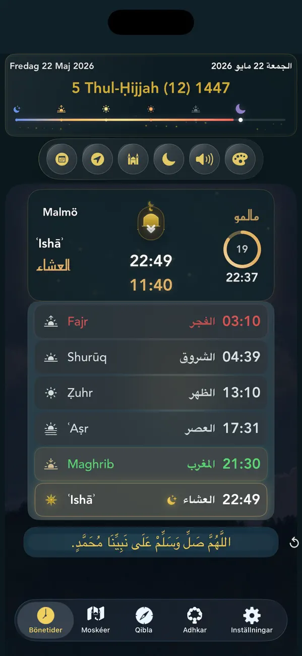 Screenshot #2 pour Svenska Bönetider