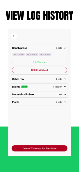 Liftly: Simple Workout Logging Screenshot 4 of 8