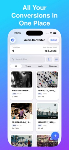 Audio Converter: MP3 & More iPhone screenshot