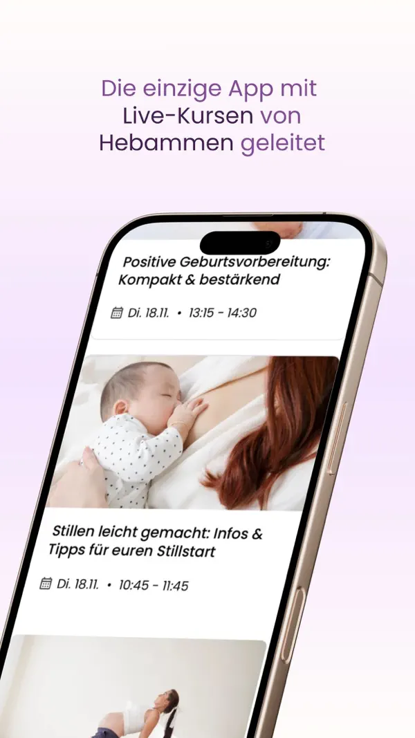 Schwangerschafts-App | keleya iPhone App Screenshot 3 – Medizin