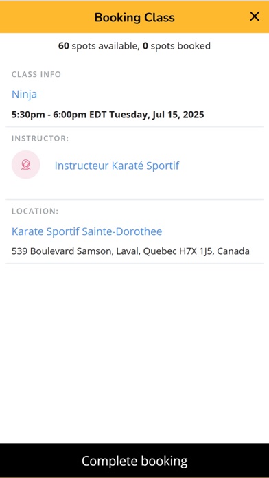 Karate Sportif Chomedy Screenshot
