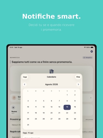 Monnezza iPad screenshot
