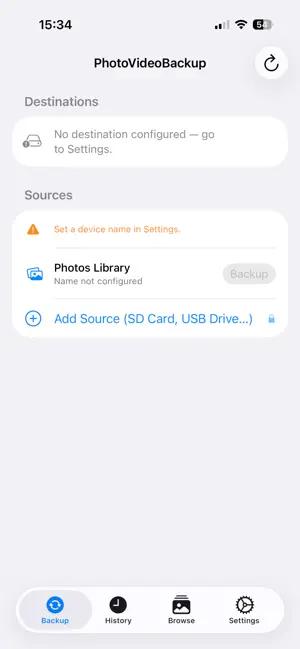 PhotoVideoBackup: SSD Transfer screenshot 2