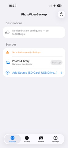 PhotoVideoBackup: SSD Transfer Screenshot 2 of 10