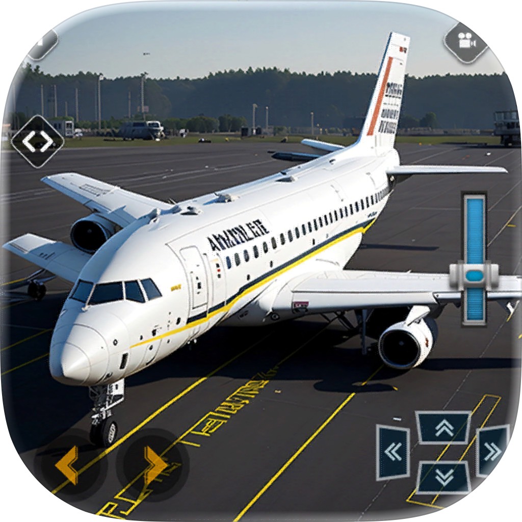 Apple App Store cover for Pilot Simulator Plane Games