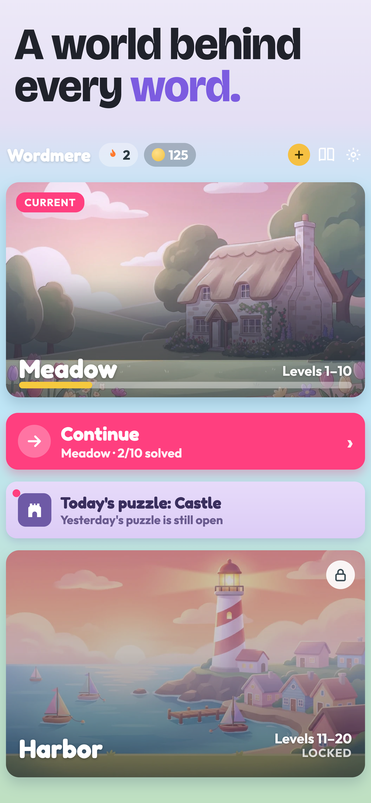 Wordmere: Cozy Word Puzzles screenshot 6
