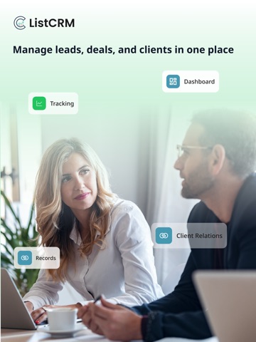 List CRM iPad screenshot