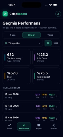 Galop Raporu 스크린샷 3