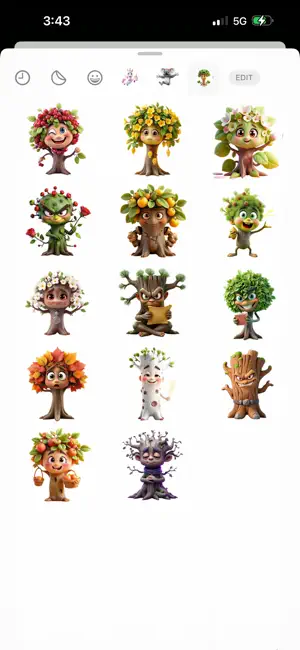 Enchanted Tree Stickers screenshot 3