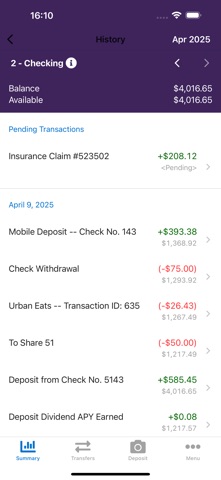 Sevenfold FCU app screenshot 3