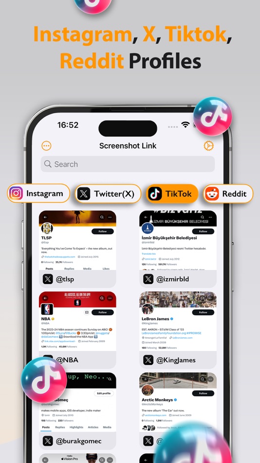#3. Screenshot Link Bio & Manager (iOS) 게시자: Burak Gomec
