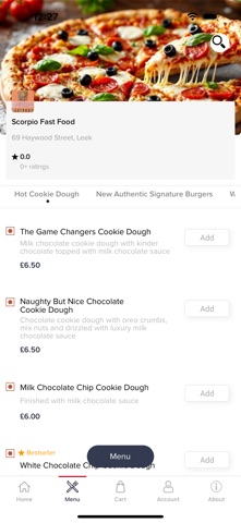 Scorpio Fast Food Online screenshot