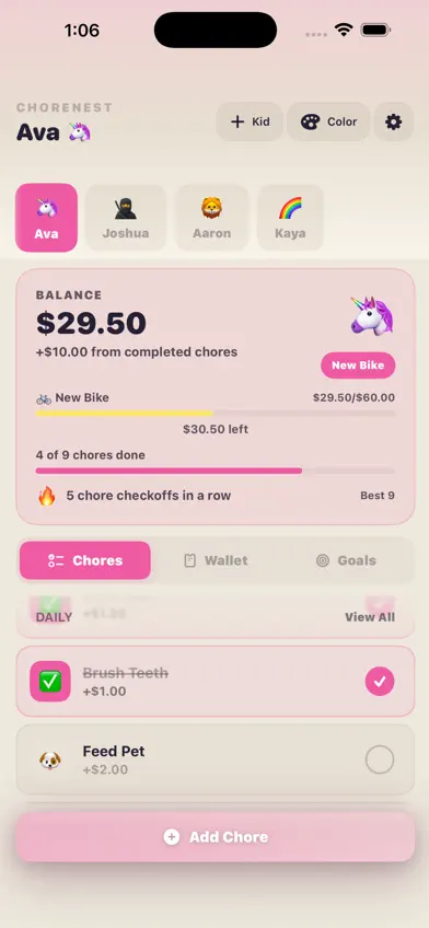 ChoreNest screenshot 1