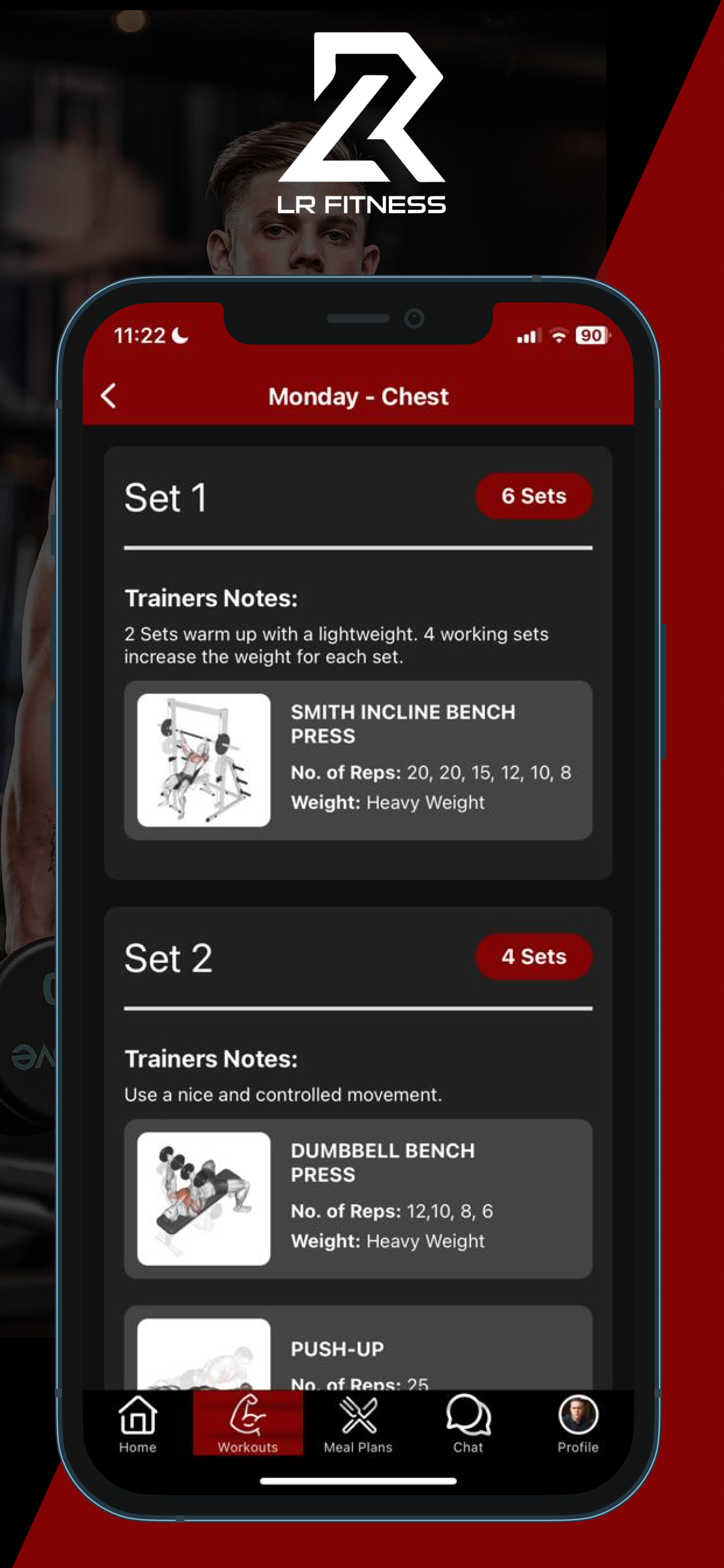LRFITNESS APP screenshot 3