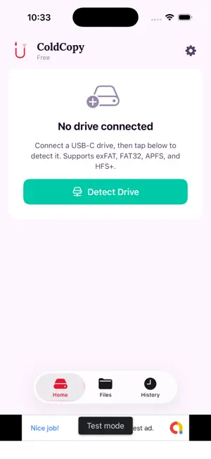 ColdCopy screenshot 2
