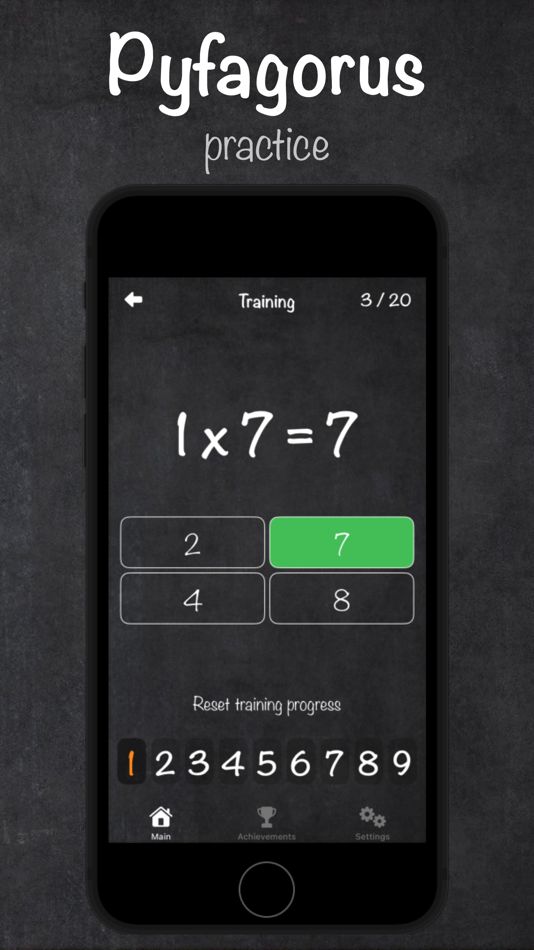 #3. Multiplication table - Pyfagor (iOS) 由: Dmitriy Lobanov