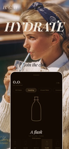 Water Reminder with Style: HGH iPhone screenshot