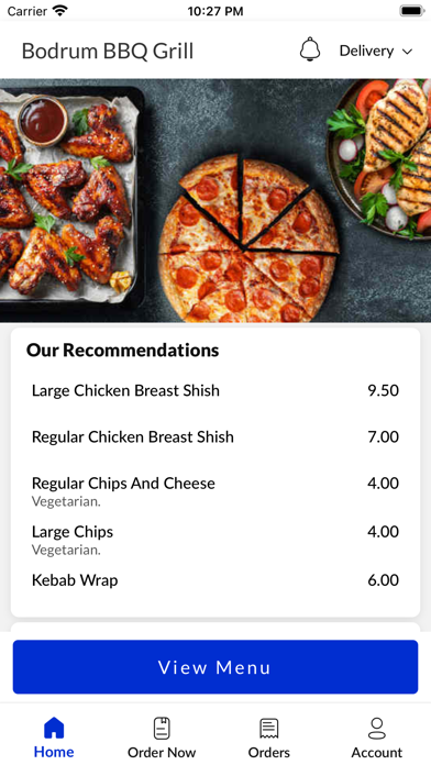 Bodrum BBQ Grill Mansfield. Screenshot