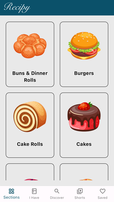 Recipy - Bakery Goods Recipes Screenshot